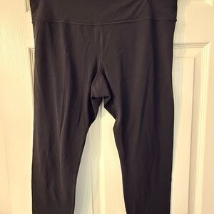 Athleta Ultra High-Rise Black Leggings 7/8 length